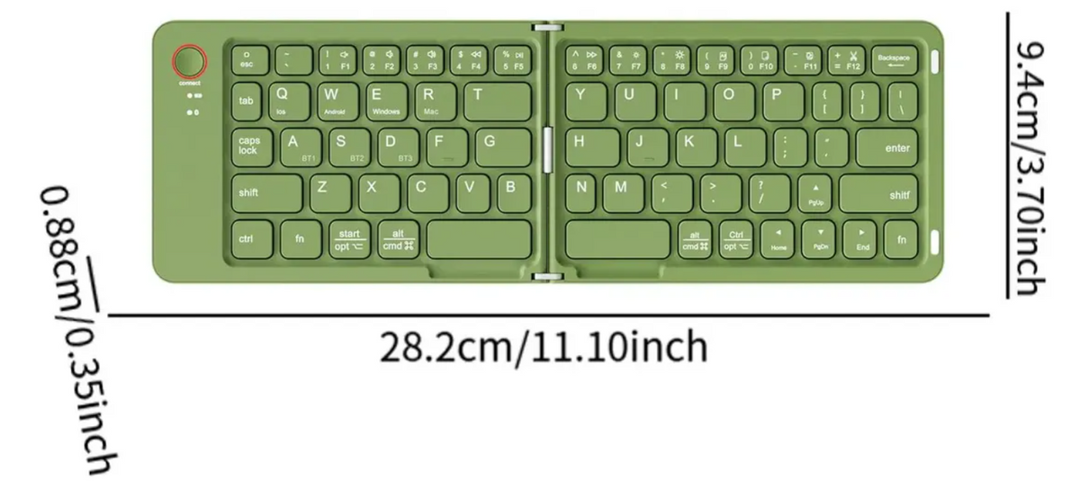 Teclado Bluetooth Retractil